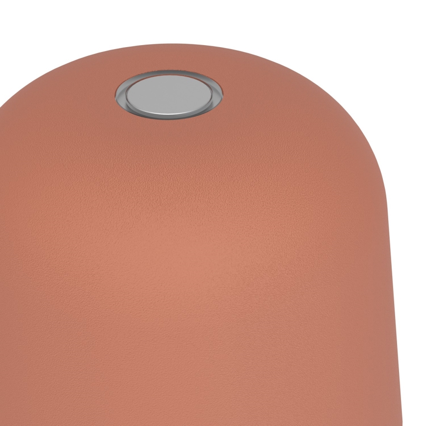 Eglo - Dimbar touchstyrd uppladdningsbar utomhusbordslampa LED/1,8W/5V 2500/3000/4000K 2500 mAh IP54 orange