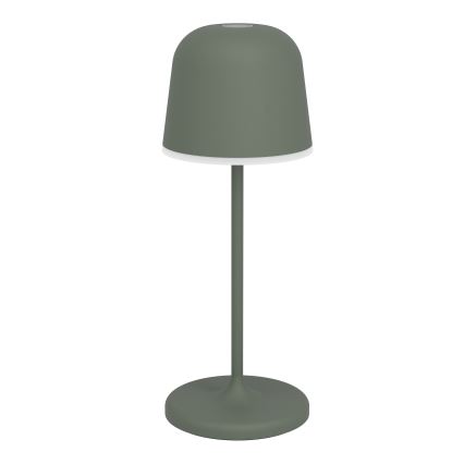 Eglo - Dimbar utomhusbordslampa med beröringsstyrning, uppladdningsbar LED/1,8W/5V 2500/3000/4000K 2500 mAh IP54 grön