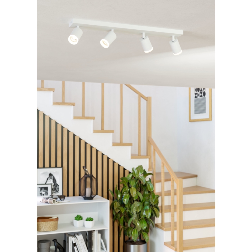 Eglo - LED RGBW dimbar spotlampa 4xLED/3,7W/230V 2700-6500K vit