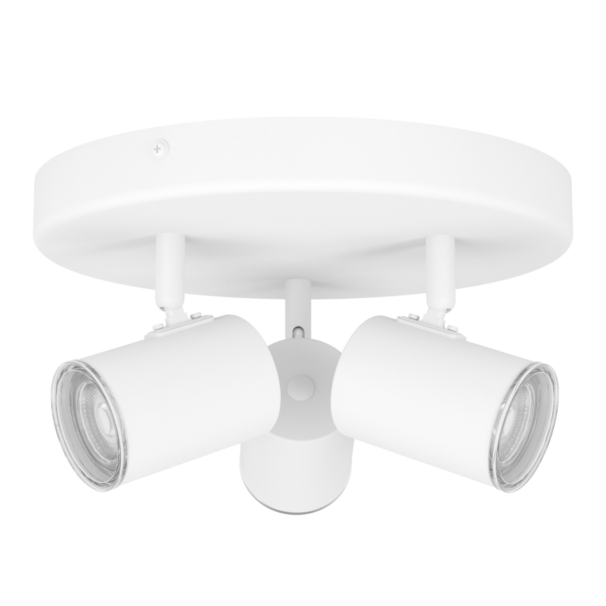 Eglo - Badrumsspot 3xGU10/5W/230V Ø 25 cm IP44 vit