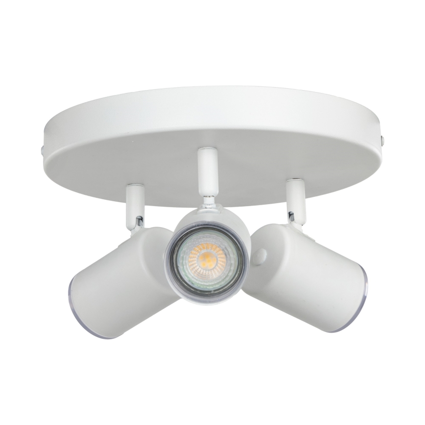 Eglo - Badrumsspot 3xGU10/5W/230V Ø 25 cm IP44 vit