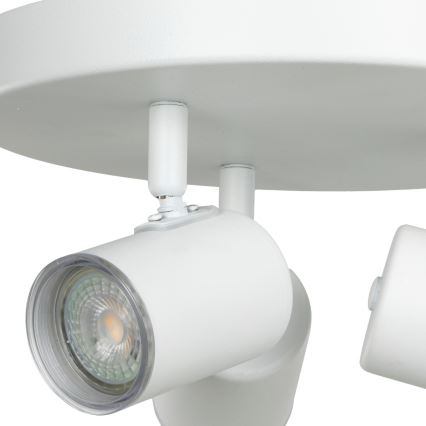 Eglo - Badrumsspot 3xGU10/5W/230V Ø 25 cm IP44 vit