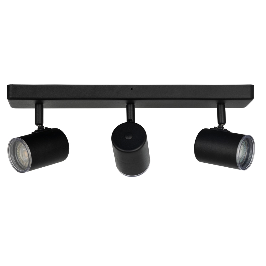 Eglo - Badrumsspotlight 3xGU10/5W/230V IP44 svart