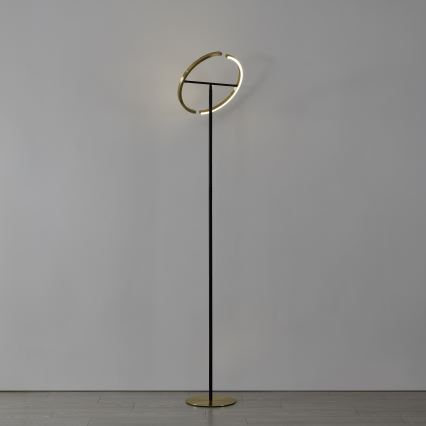 Eglo - dimbar LED-golvlampa 2xLED/8,8W/230V guld/svart