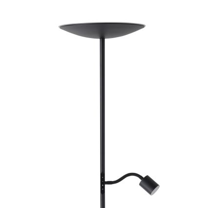 Eglo - Dimbar LED-golvlampa LED/26,5W/230V + LED/4W svart