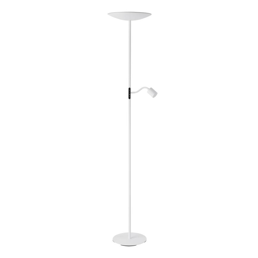 Eglo - dimbar LED-golvlampa LED/26,5W/230V + LED/4W vit