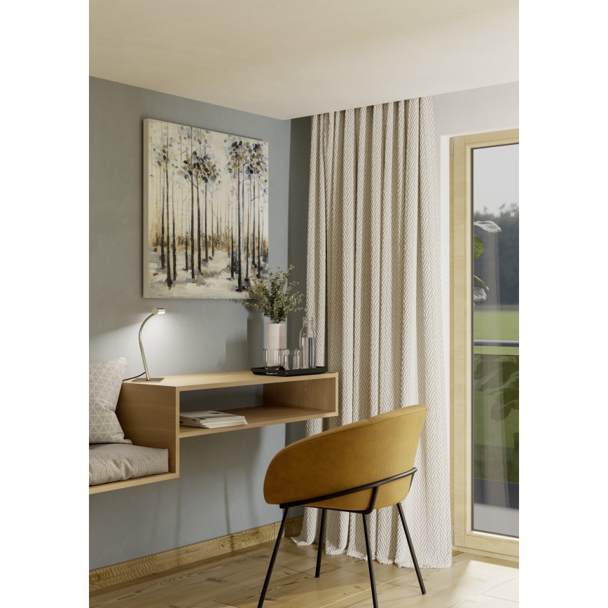 Eglo - LED dimbar beröringsstyrd bordslampa LED/5W/230V 2700/4000/6500K matt krom