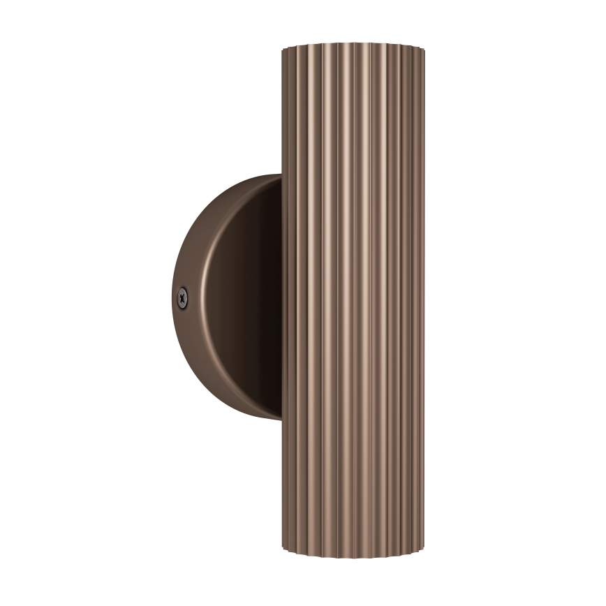 Eglo - Vägglampa 2xGU10/5W/230V brun