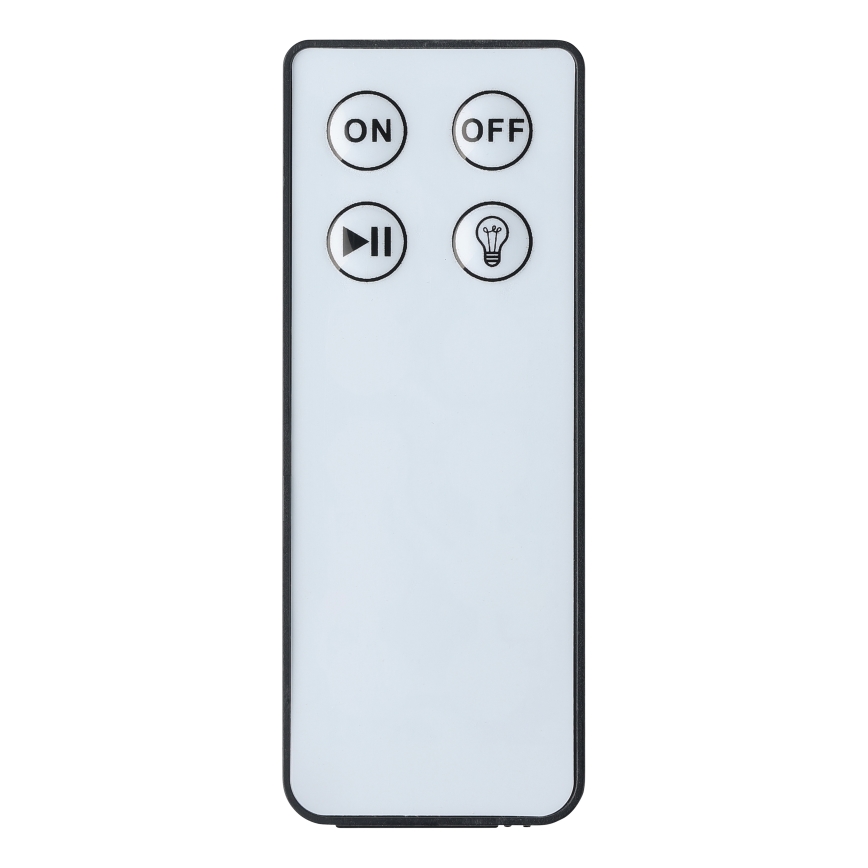 Eglo - 3-pack LED RGB utomhuslampor LED/1W/230V IP44 svart + fjärrkontroll