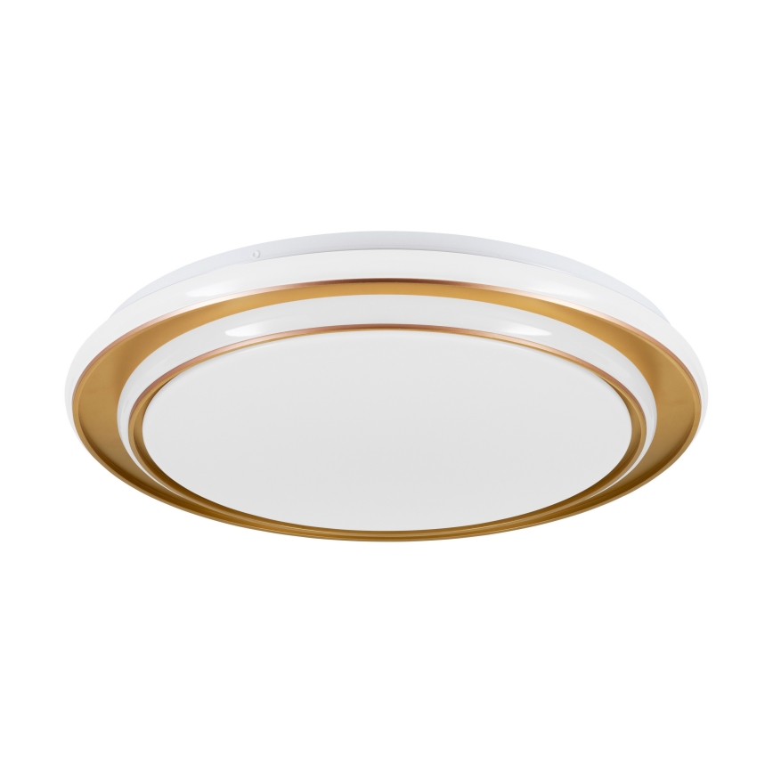 Eglo - LED-taklampa 36 W, 230 V, 2700/4000/6500 K, Ø 49 cm, guldfärgad
