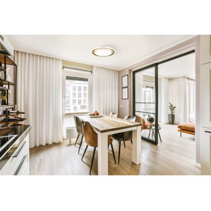 Eglo - LED-taklampa LED/36W/230V Ø 49 cm guldfärgad