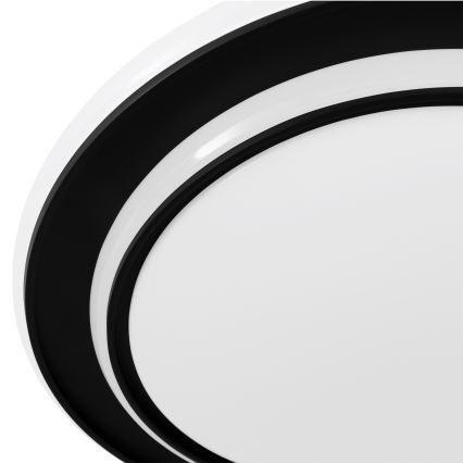 Eglo - LED taklampa LED/24W/230V 2700/4000/6500K Ø 40 cm svart