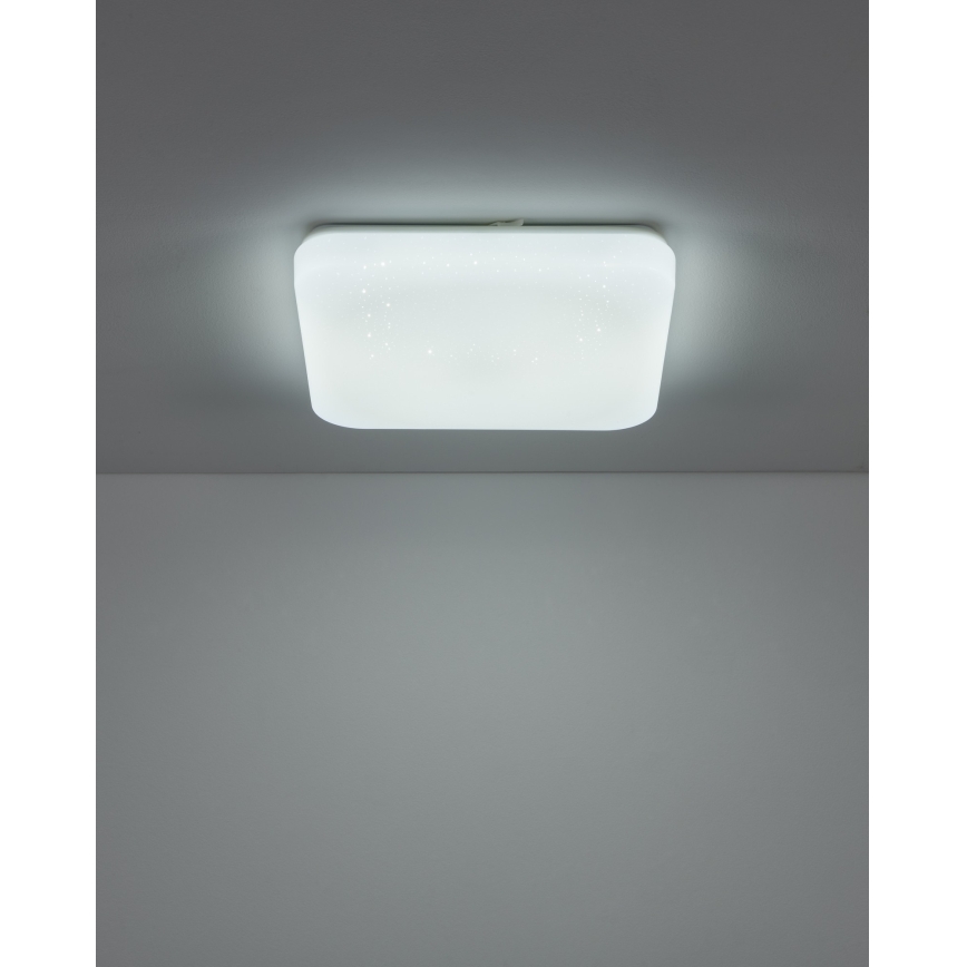 Eglo - LED taklampa för badrum LED/18W/230V 3000/4000/6000K 33x33 cm IP44