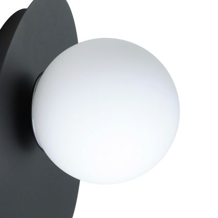 Eglo - LED badrumsvägglampa 1xG9/4,2W/230V IP44 svart