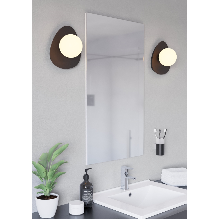 Eglo - LED badrumsvägglampa 1xG9/4,2W/230V IP44 svart