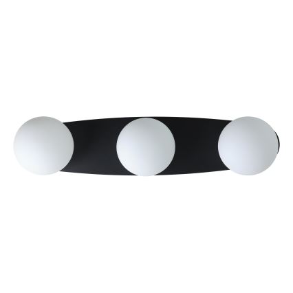Eglo - LED badrumsplafond 3xG9/4,2W/230V IP44 svart