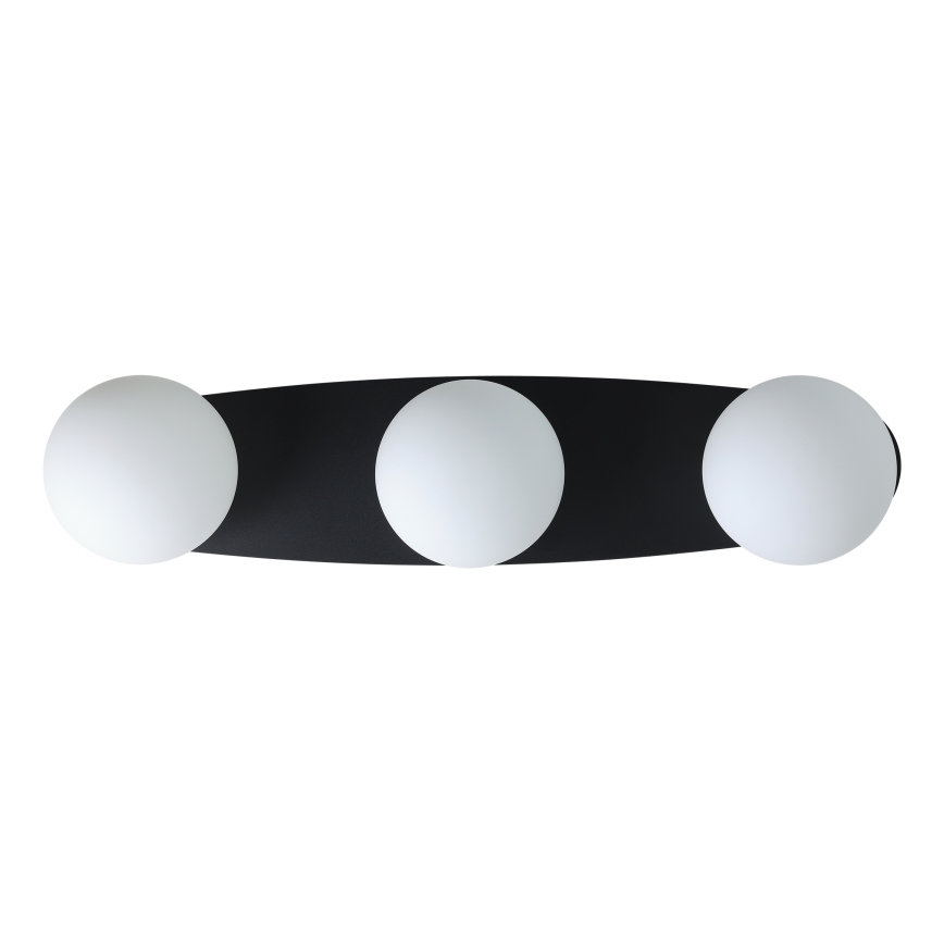 Eglo - LED badrumsplafond 3xG9/4,2W/230V IP44 svart