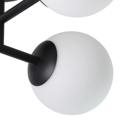 Eglo - LED badrumstaklampa, ytmonterad 4xG9/4,2W/230V IP44, svart