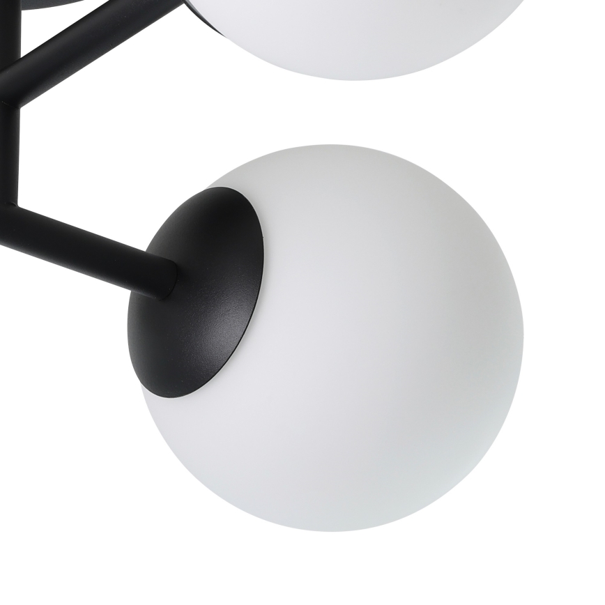 Eglo - LED badrumstaklampa, ytmonterad 4xG9/4,2W/230V IP44, svart