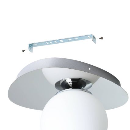 Eglo - LED vägglampa för badrum 1xG9/4,2W/230V IP44 blank krom