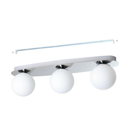 Eglo - LED takarmatur för badrum 3xG9/4,2W/230V IP44 blank krom