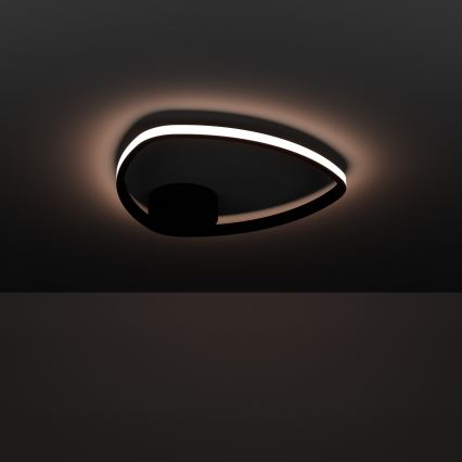Eglo - LED-taklampa LED/9,7W/230V 2700/4000/6500K Ø 37,5 cm svart