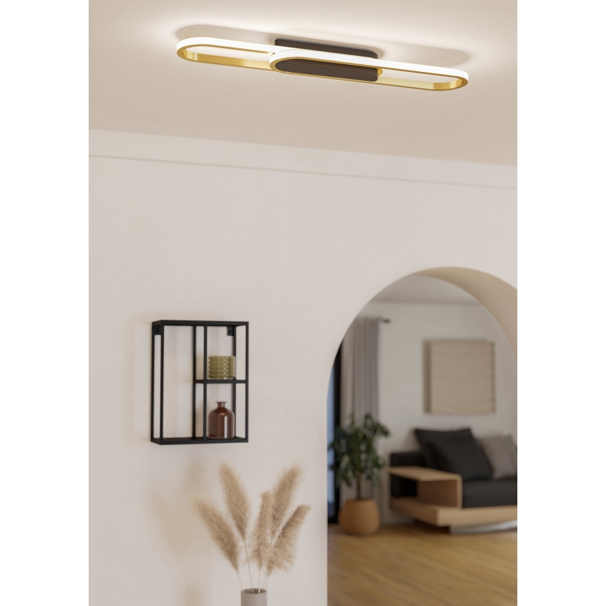 Eglo - LED taklampa LED/20W/230V 2700/4000/6500K guld