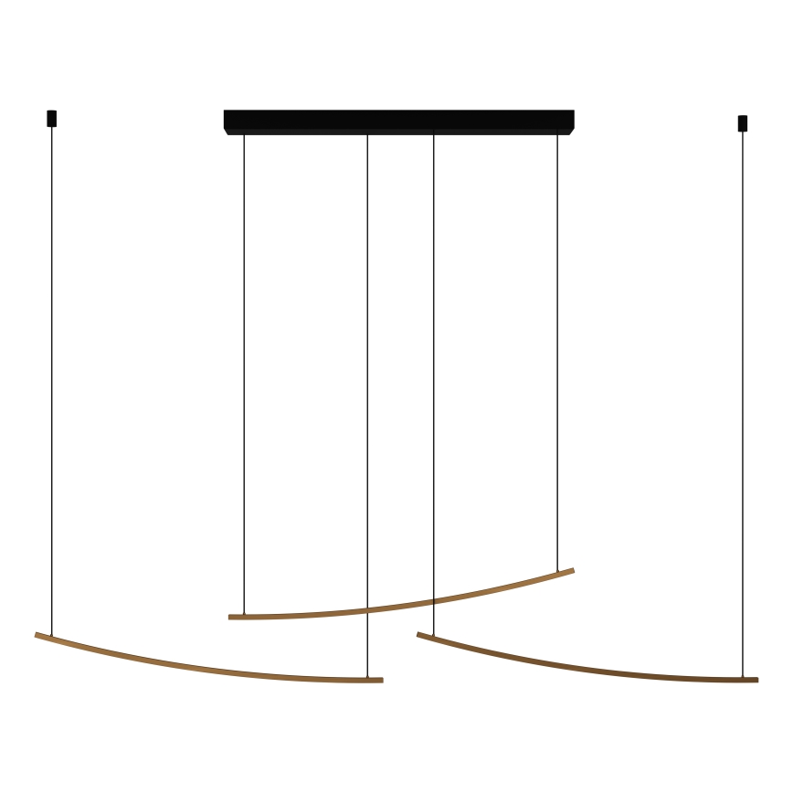 Eglo  - Dimbar LED-pendellampa med vajerupphängning LED/22W/230V 2700/4000/6500K guld