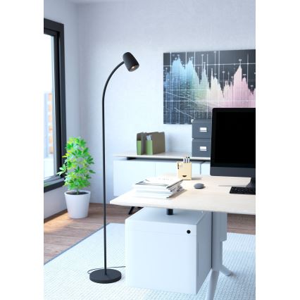 Eglo - Golvlampa 1xE14/18W/230V svart