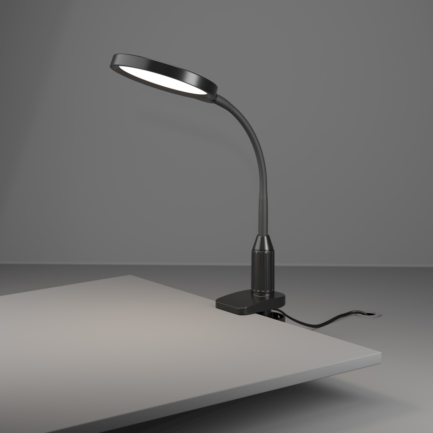 Eglo - Dimbar flexibel LED-lampa med klämma LED/5,5W/230V 2700/4000/6500K svart