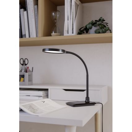 Eglo - LED Dimbar flexibel bordslampa LED/5,5W/230V 2700/4000/6500K svart
