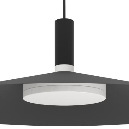 Eglo - LED RGBW dimbar pendellampa på kabel LED/15,5W/230V 2700-6500K svart
