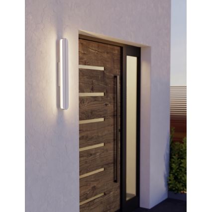 Eglo - LED utomhusvägglampa LED/10,5W/230V IP44 2700/4000/6500K vit