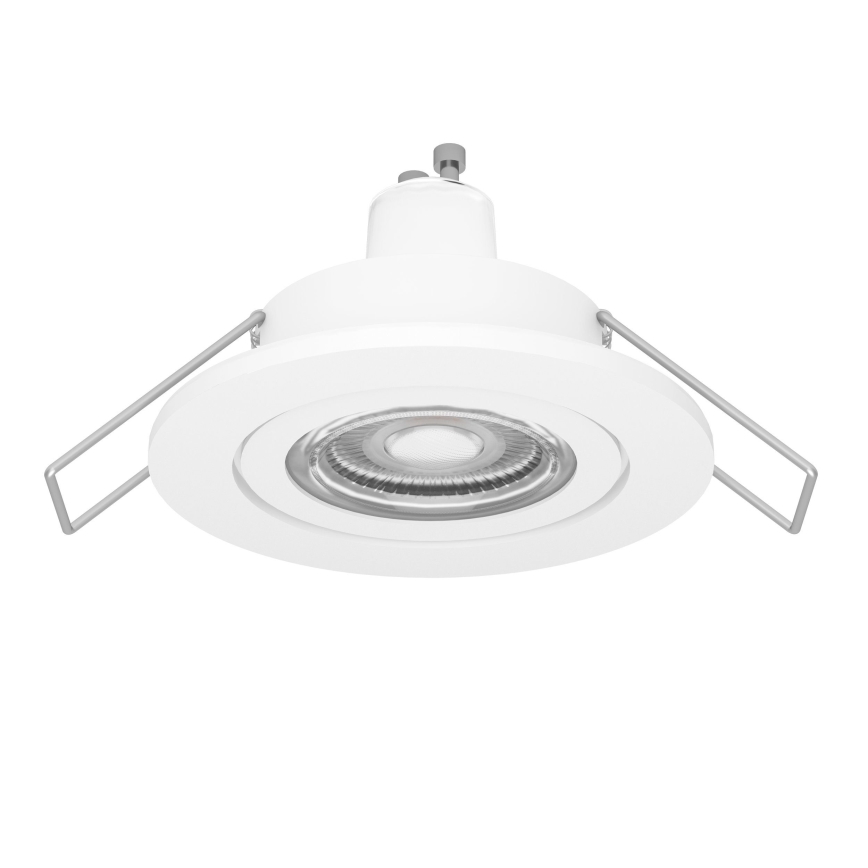 Eglo - LED infälld badrumsspot 1xGU10/4,5W/230V IP44 vit