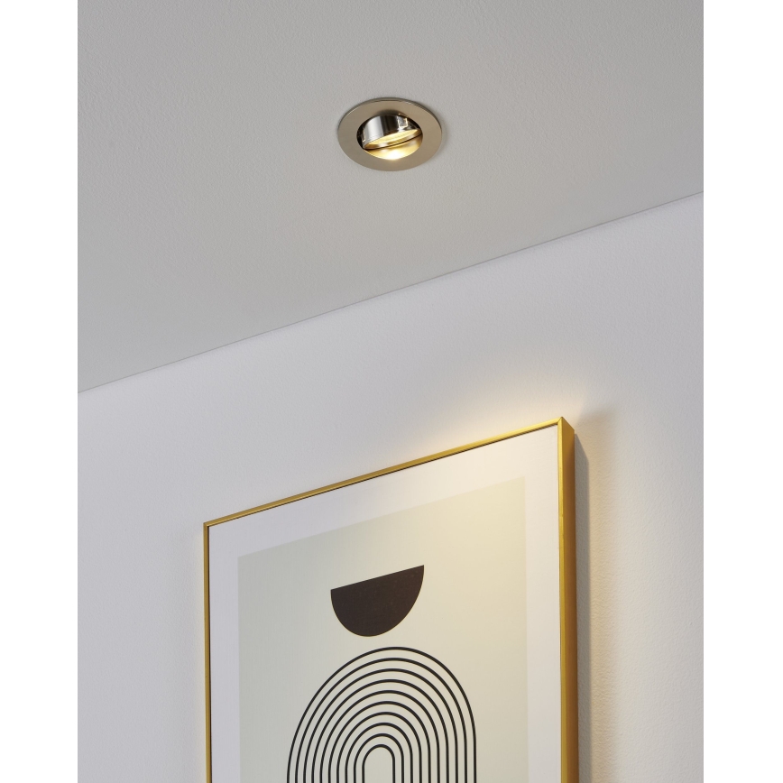 Eglo - 3-pack LED infälld spotlight 1xGU10/4,5W/230V matt krom