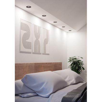 Eglo - infälld LED-spot LED/4,8W/230V 2700/4000/6500K svart