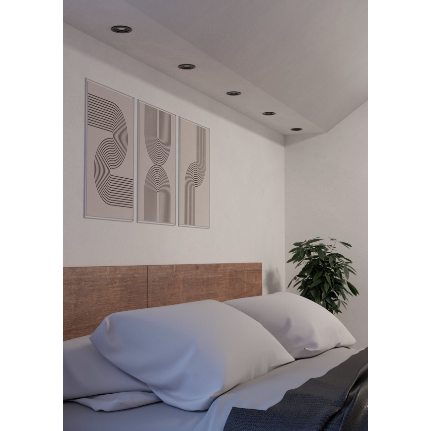 Eglo - infälld LED-spot LED/4,8W/230V 2700/4000/6500K svart