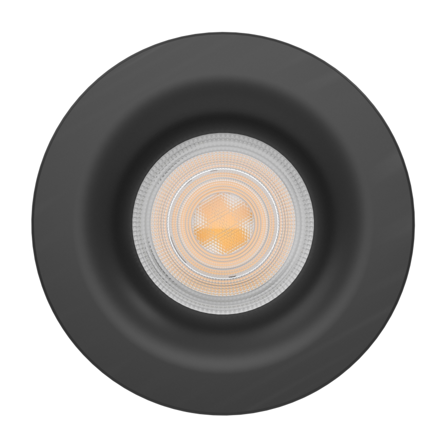 Eglo - LED infälld badrumsarmatur LED/4,9W/230V 2700/4000/6500K Ø 8,8 cm IP65 svart