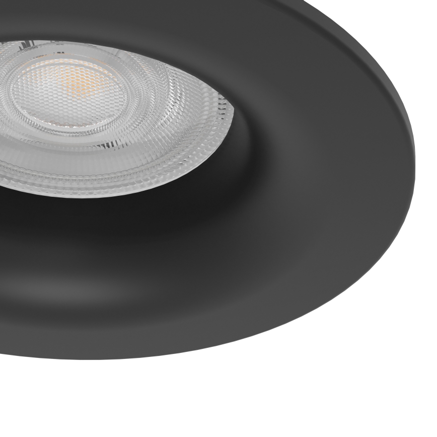 Eglo - 3-pack LED infälld badrumsarmatur LED/4,9W/230V 2700/4000/6500K Ø 8,8 cm IP65 svart