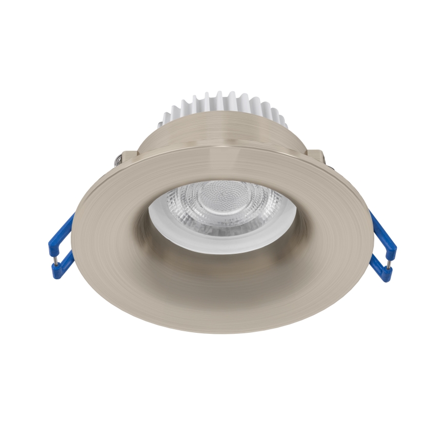 Eglo - LED infälld takarmatur för badrum LED/4,9W/230V 2700/4000/6500K Ø 8,8 cm IP65 matt krom