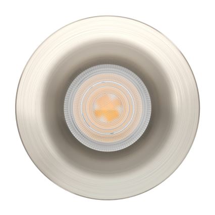 Eglo - LED infälld takarmatur för badrum LED/4,9W/230V 2700/4000/6500K Ø 8,8 cm IP65 matt krom