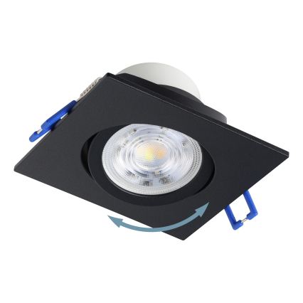 Eglo - Set om 3 dimbara inbyggnads-LED-spotlights LED/4,8W/230V 8,8x8,8 cm svart