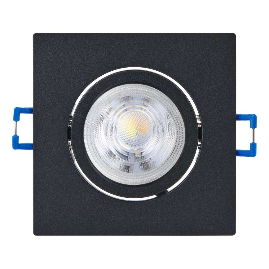 Eglo - Set 3x dimbar infälld LED-armatur LED/6,4W/230V 8,8x8,8 cm svart