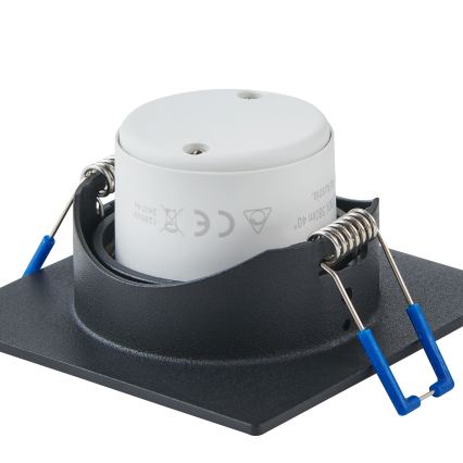 Eglo - Set 3x dimbar infälld LED-armatur LED/6,4W/230V 8,8x8,8 cm svart