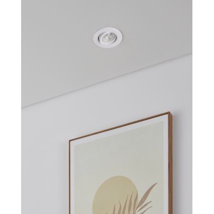 Eglo - Set med 3 dimbara LED RGBW infällda takarmaturer, LED/4,7W/230V, 2700–6500K, vit