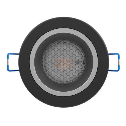 Eglo - LED RGBW dimbar infälld badrumslampa LED/4,8W/230V 2700-6500K IP44 svart