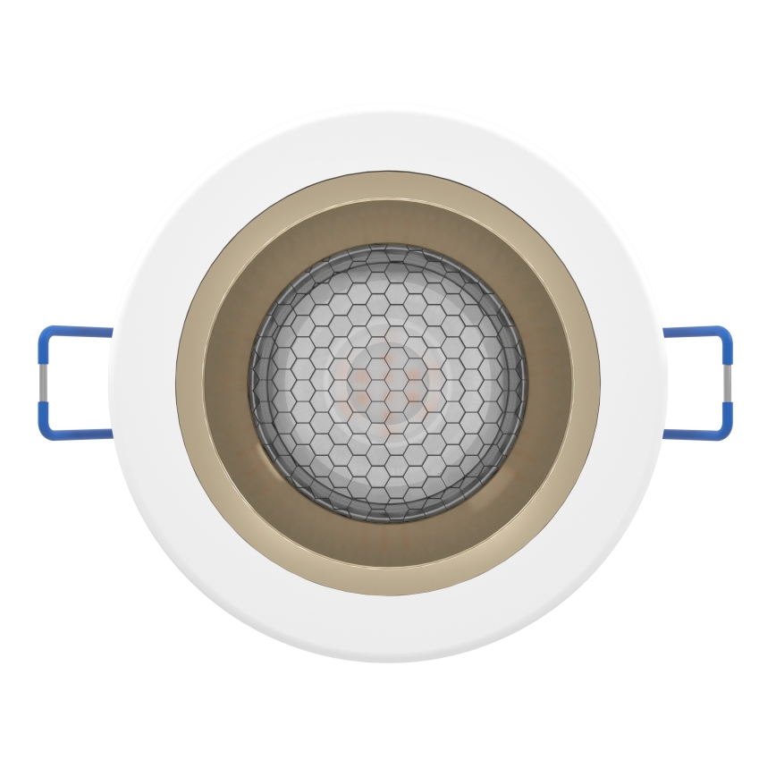Eglo - LED RGBW dimmbar infälld badrumsarmatur LED/4,8W/230V 2700-6500K IP44 vit/guld