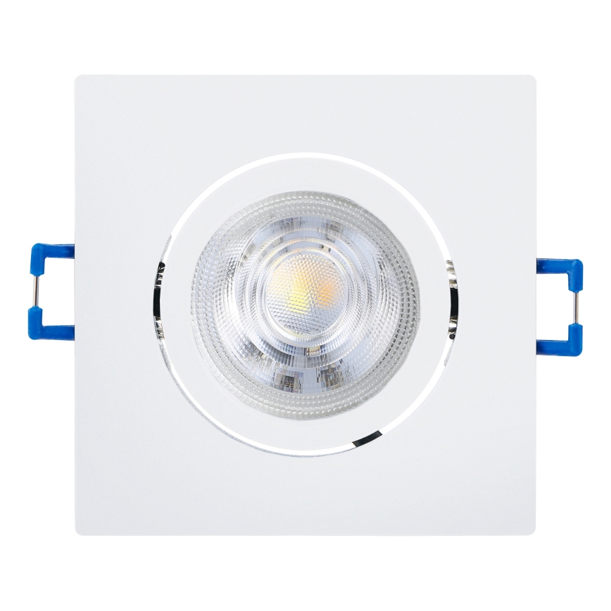 Eglo - Set med 3 dimbara LED-infällda takarmaturer LED/6,4W/230V 8,8x8,8 cm vita