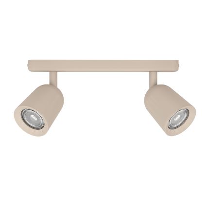 Eglo - Spotlampa 2xGU10/10W/230V beige