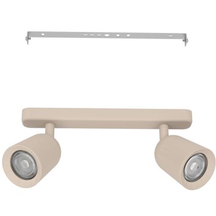 Eglo - Spotlampa 2xGU10/10W/230V beige